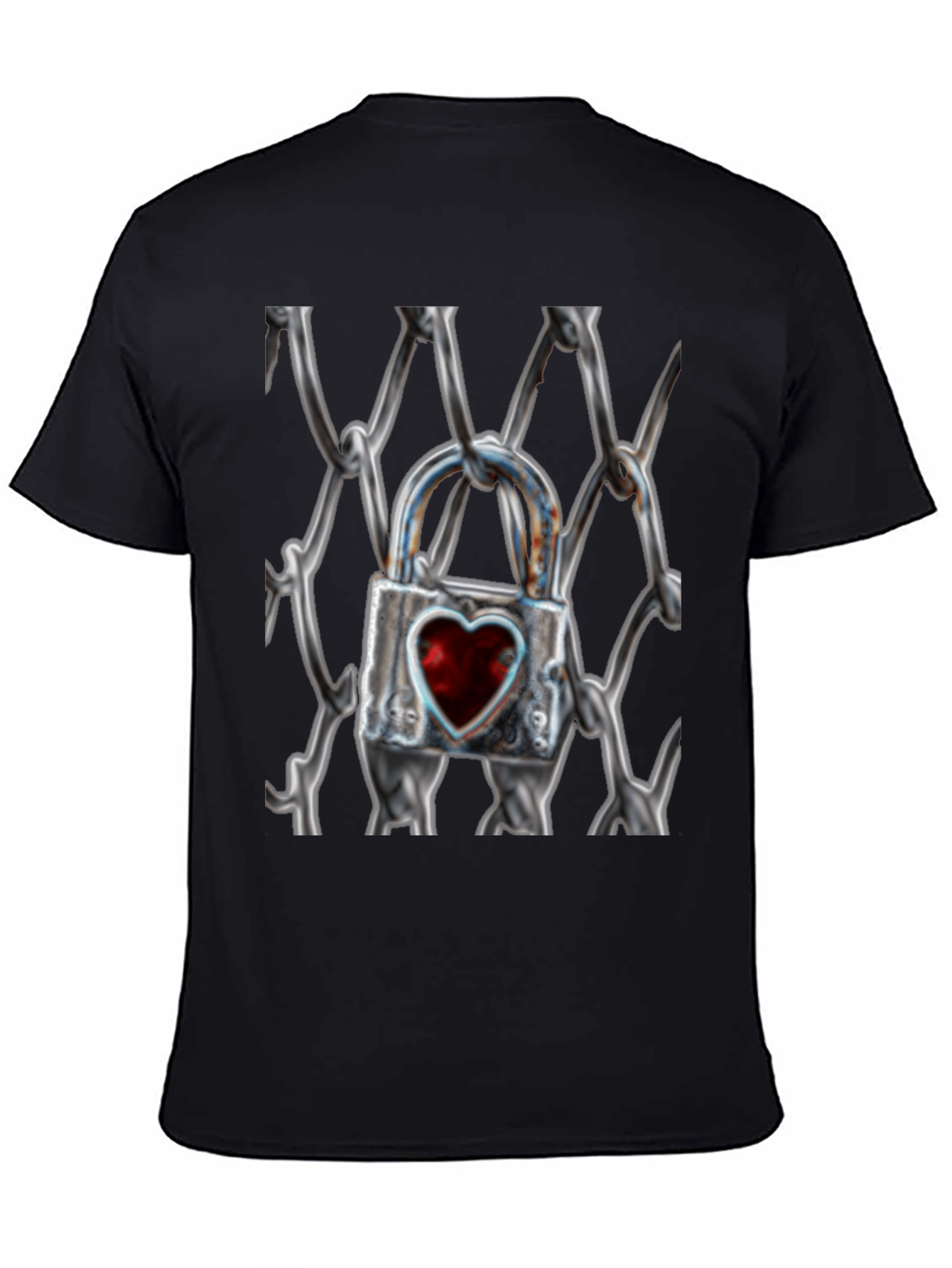 Heart Lock on Chains T-Shirt