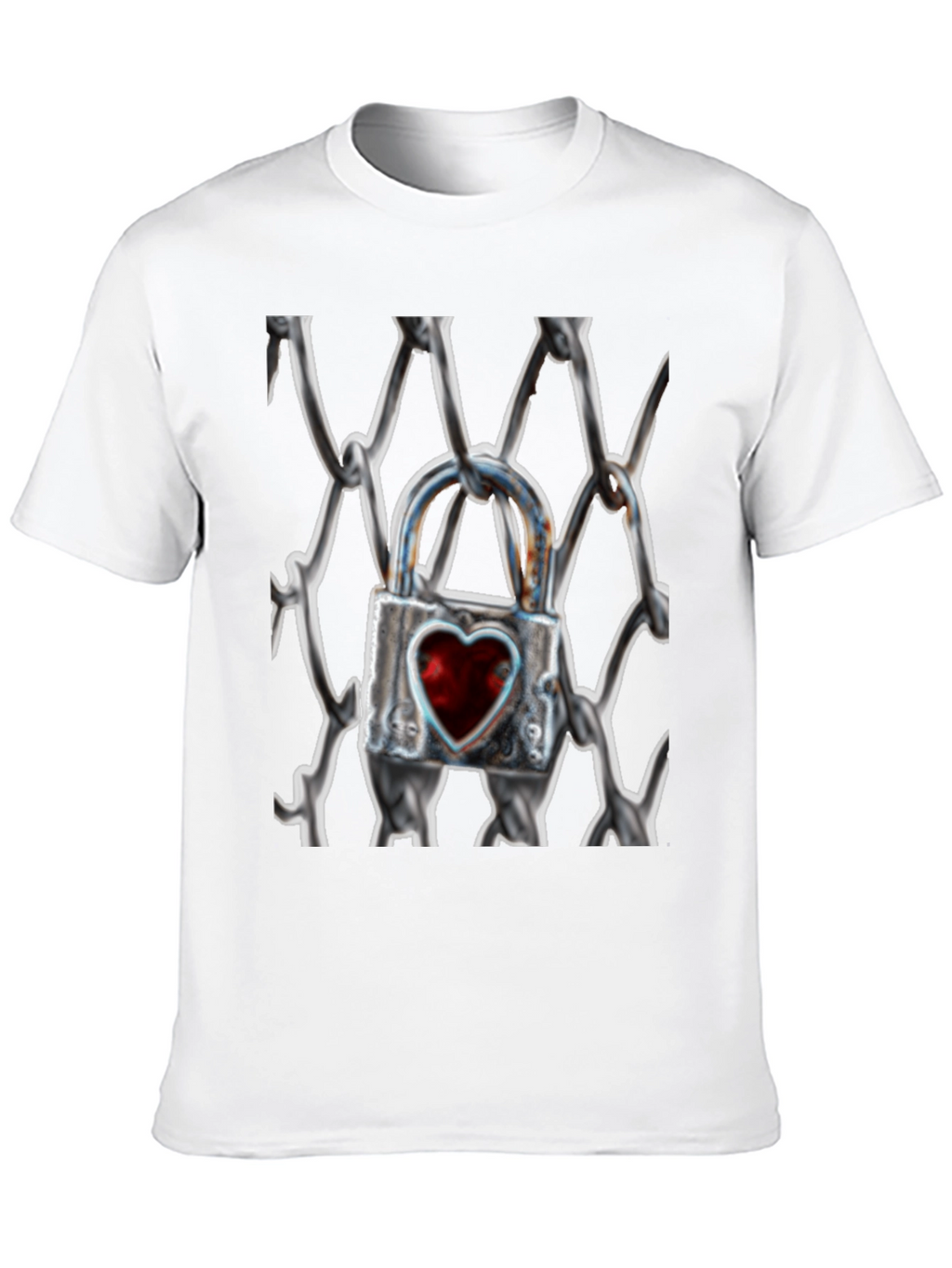 Heart Lock on Chains T-Shirt