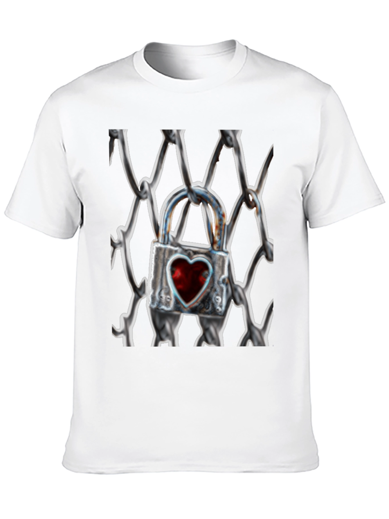 Heart Lock on Chains T-Shirt
