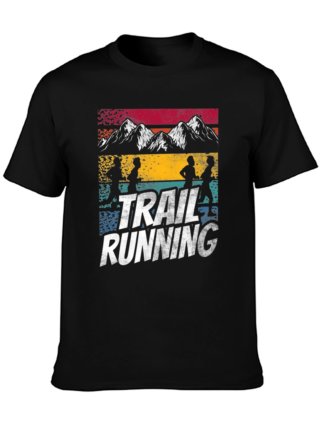 Trail Running T-Shirt - Mountain Design