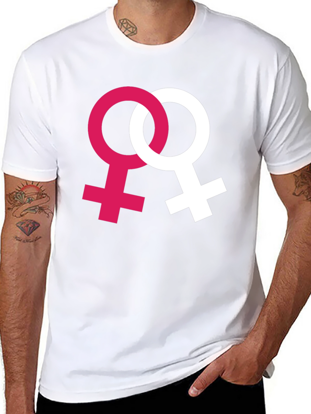 Lesbian Pride T-Shirt - Venus Symbol Tee