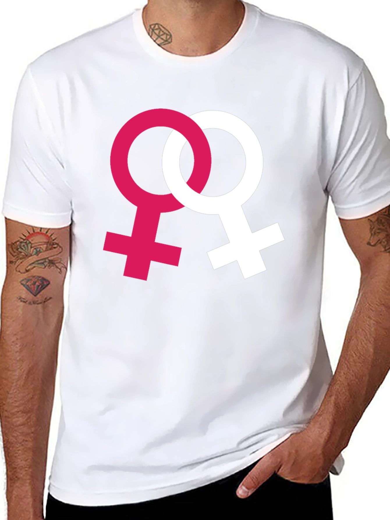 Lesbian Pride T-Shirt - Venus Symbol Tee
