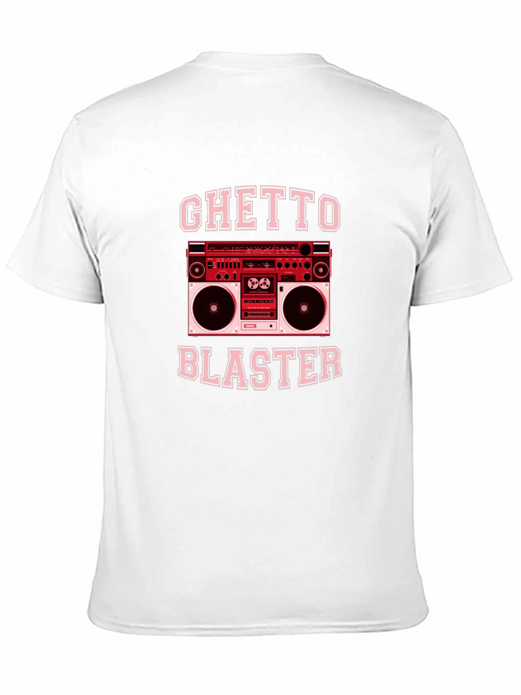 Ghetto Blaster Retro Boombox Graphic T-Shirt