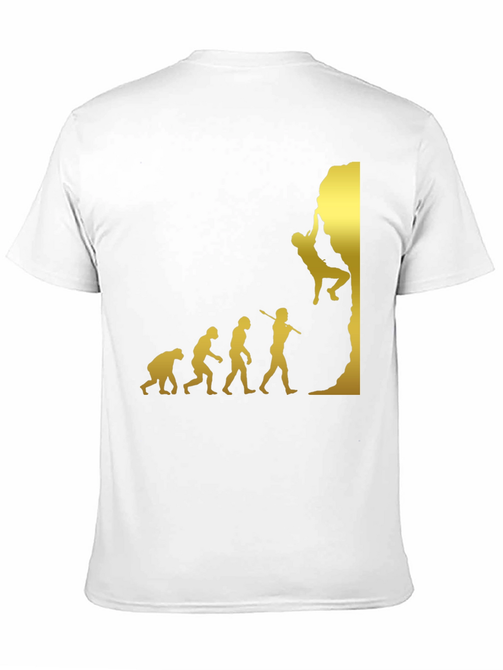 Climbing Evolution T-Shirt - Black Graphic Tee