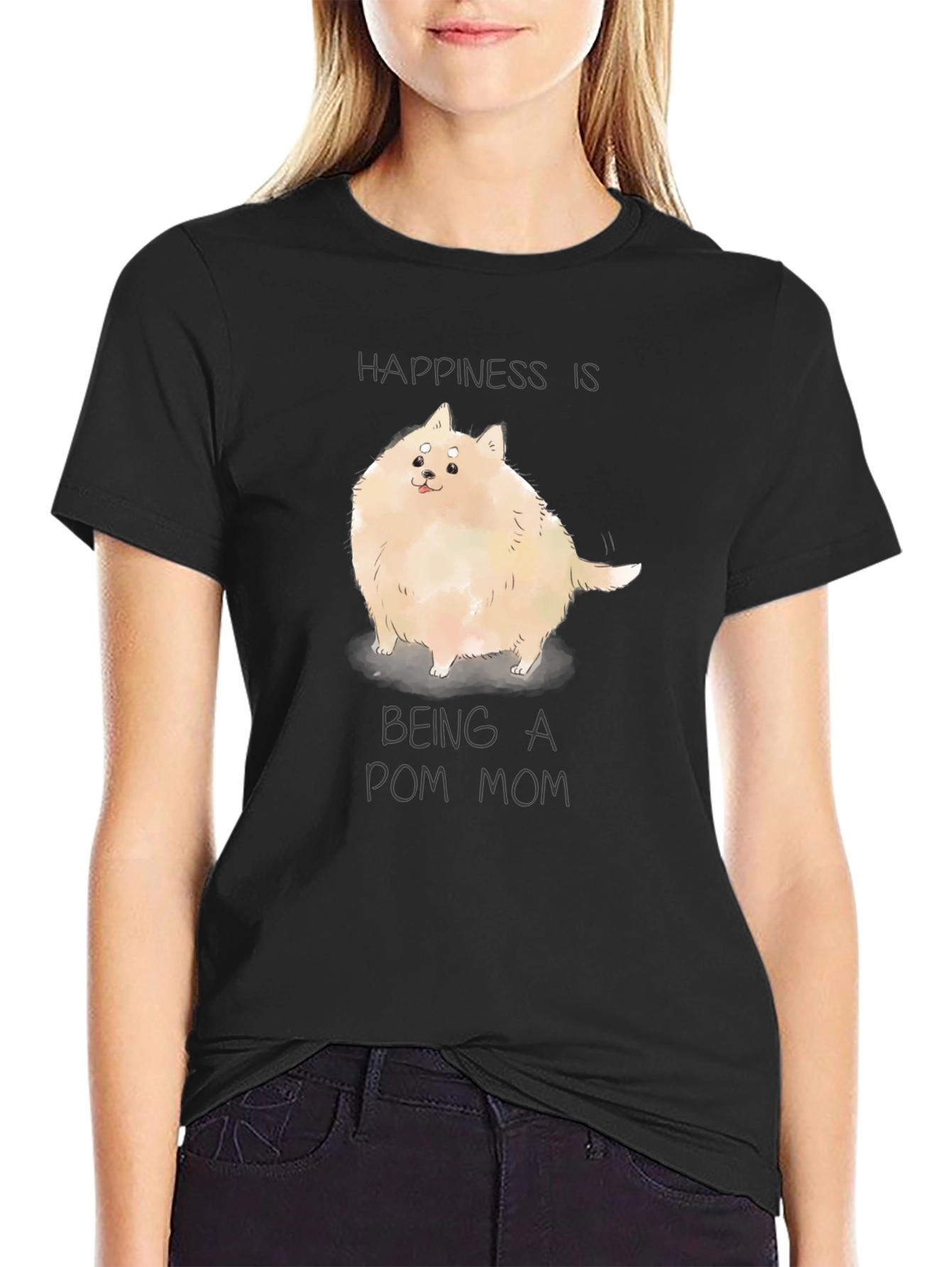 Happiness Pom Mom T-Shirt