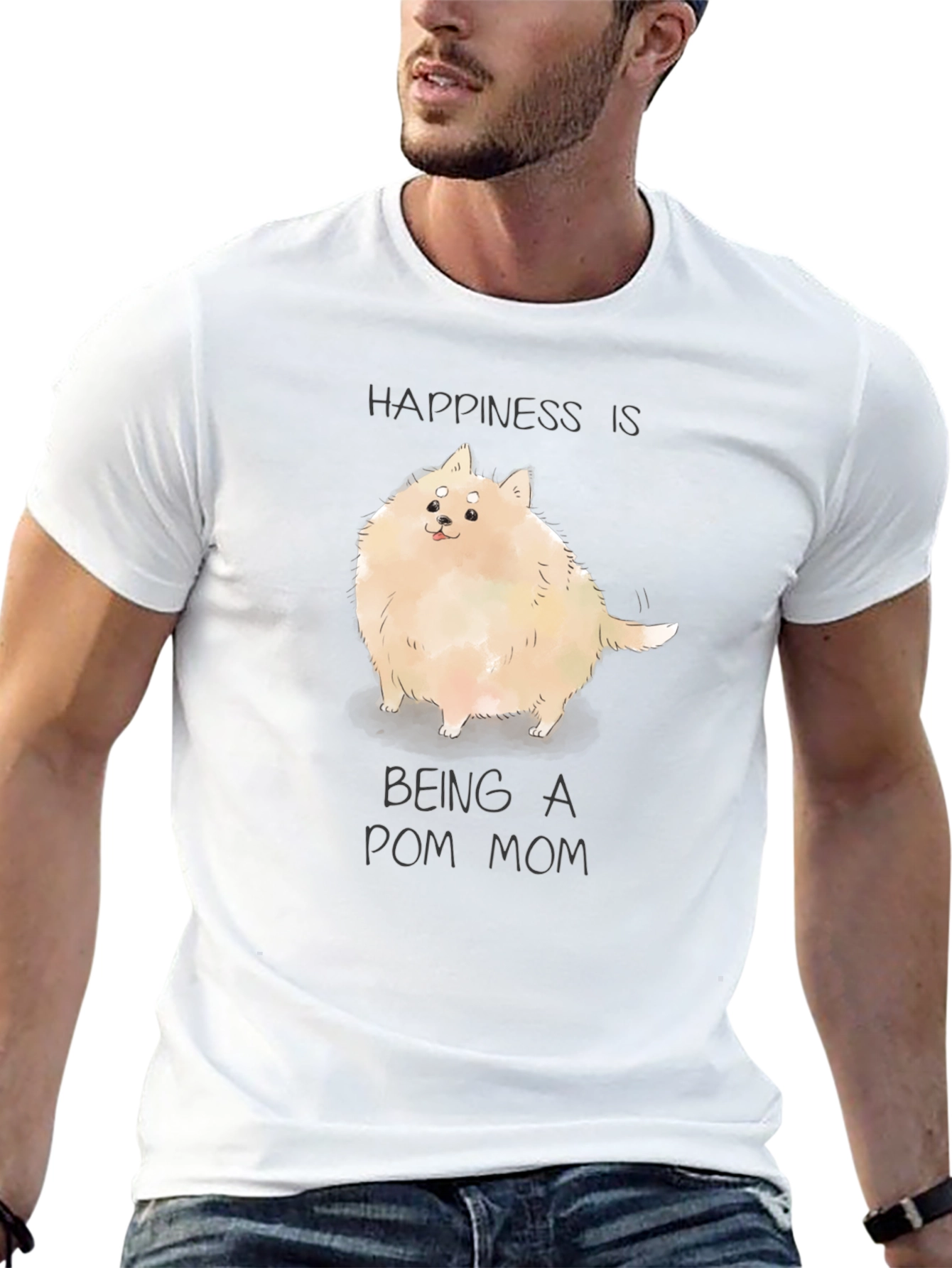 Happiness Pom Mom T-Shirt