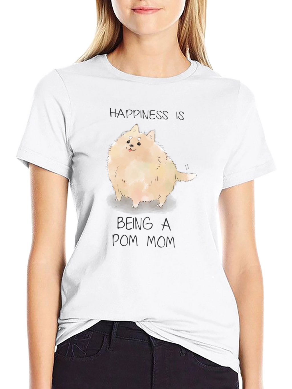 Happiness Pom Mom T-Shirt