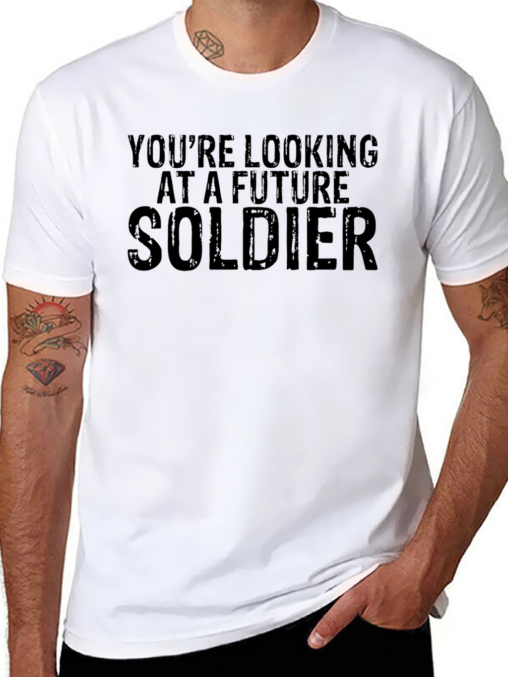 Future Soldier Graphic Tee - Military Aspirations