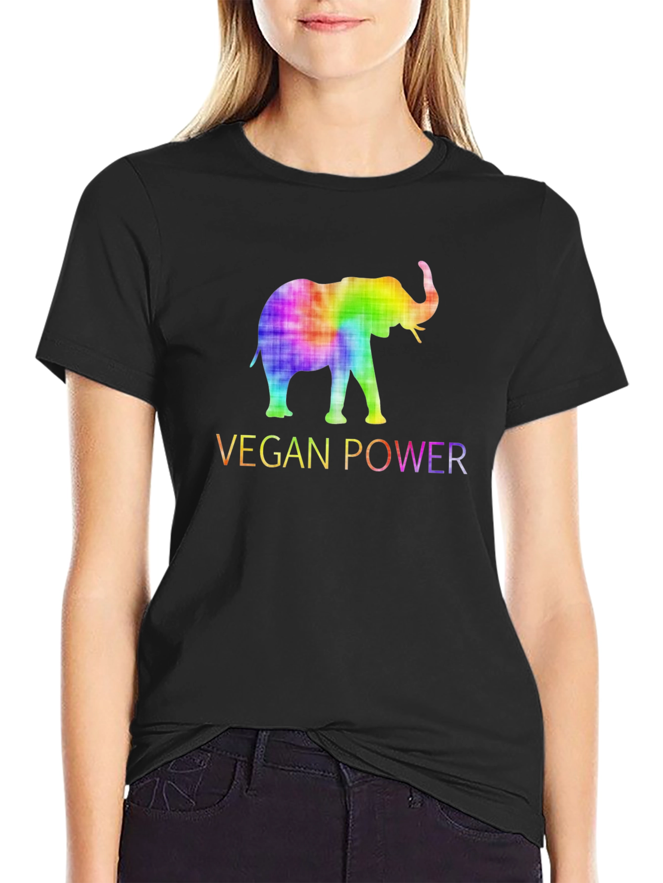 Vegan Power Elephant T-Shirt