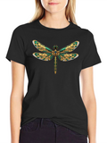Dragonfly Graphic T-Shirt Black
