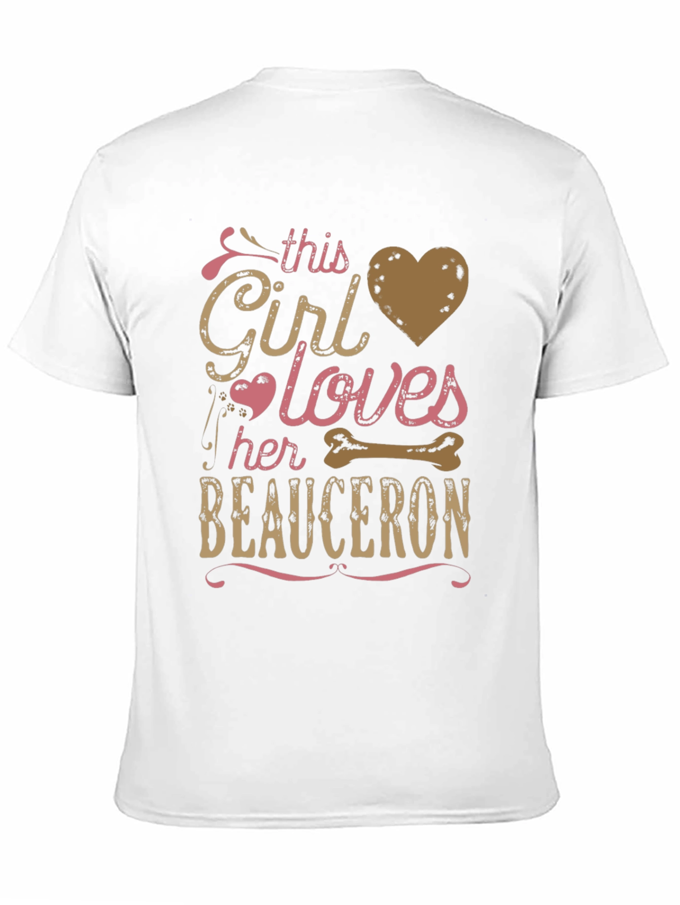 This Girl Loves Beauceron T-Shirt Dog Lover Tee