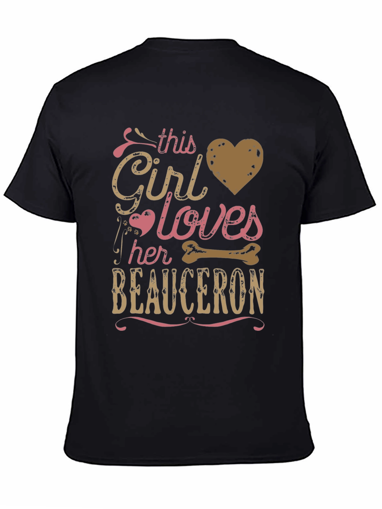 This Girl Loves Beauceron T-Shirt Dog Lover Tee