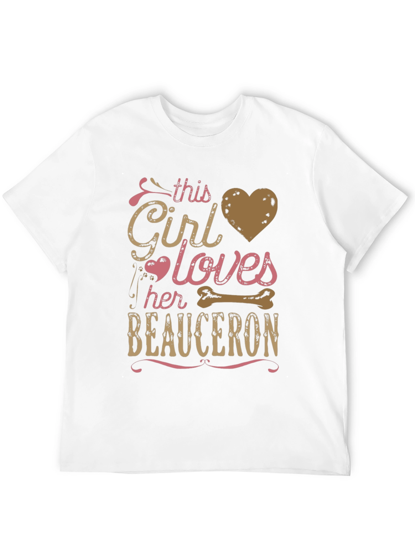 This Girl Loves Beauceron T-Shirt Dog Lover Tee