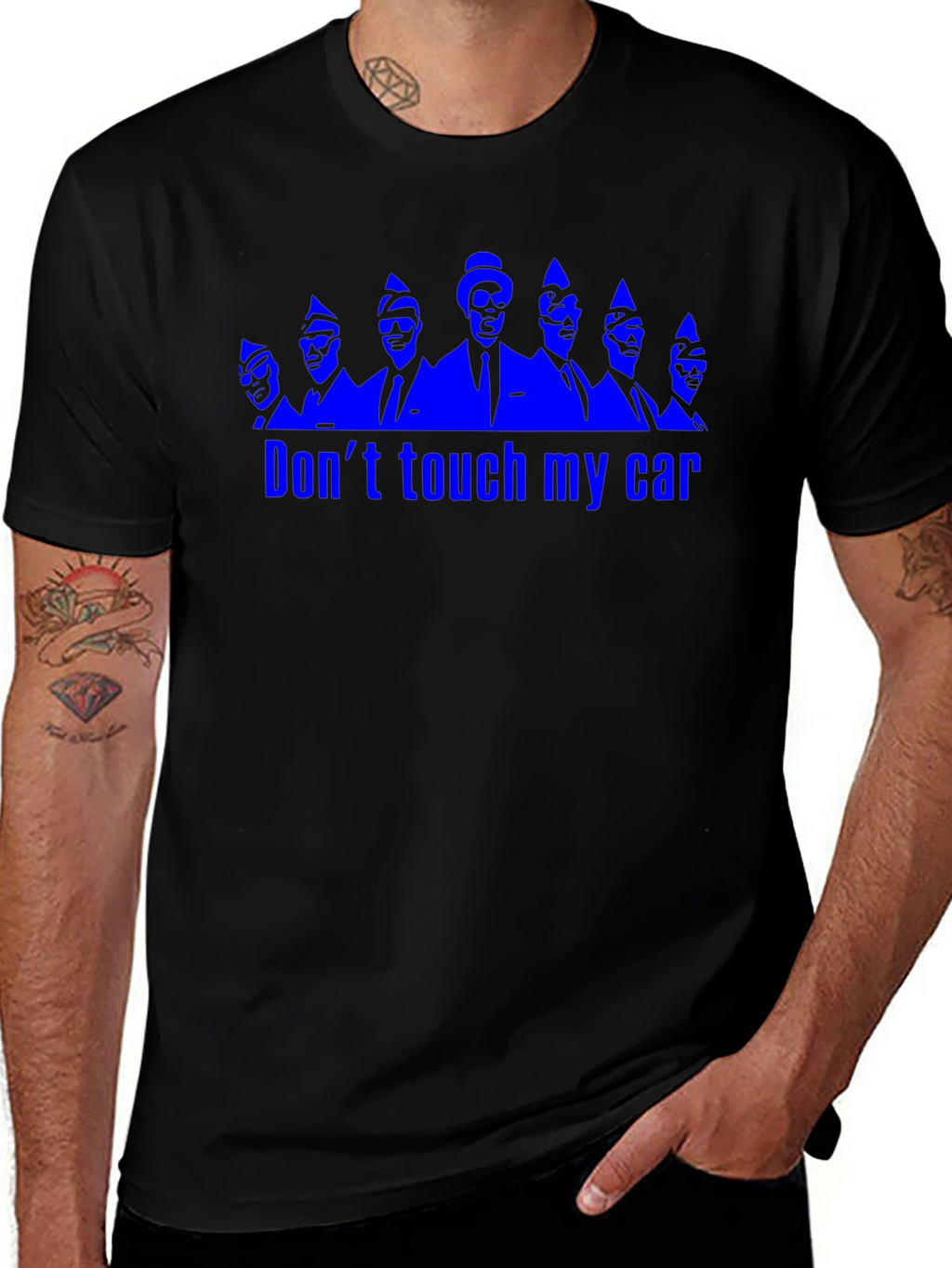 Dont Touch My Car Funny Graphic T-Shirt