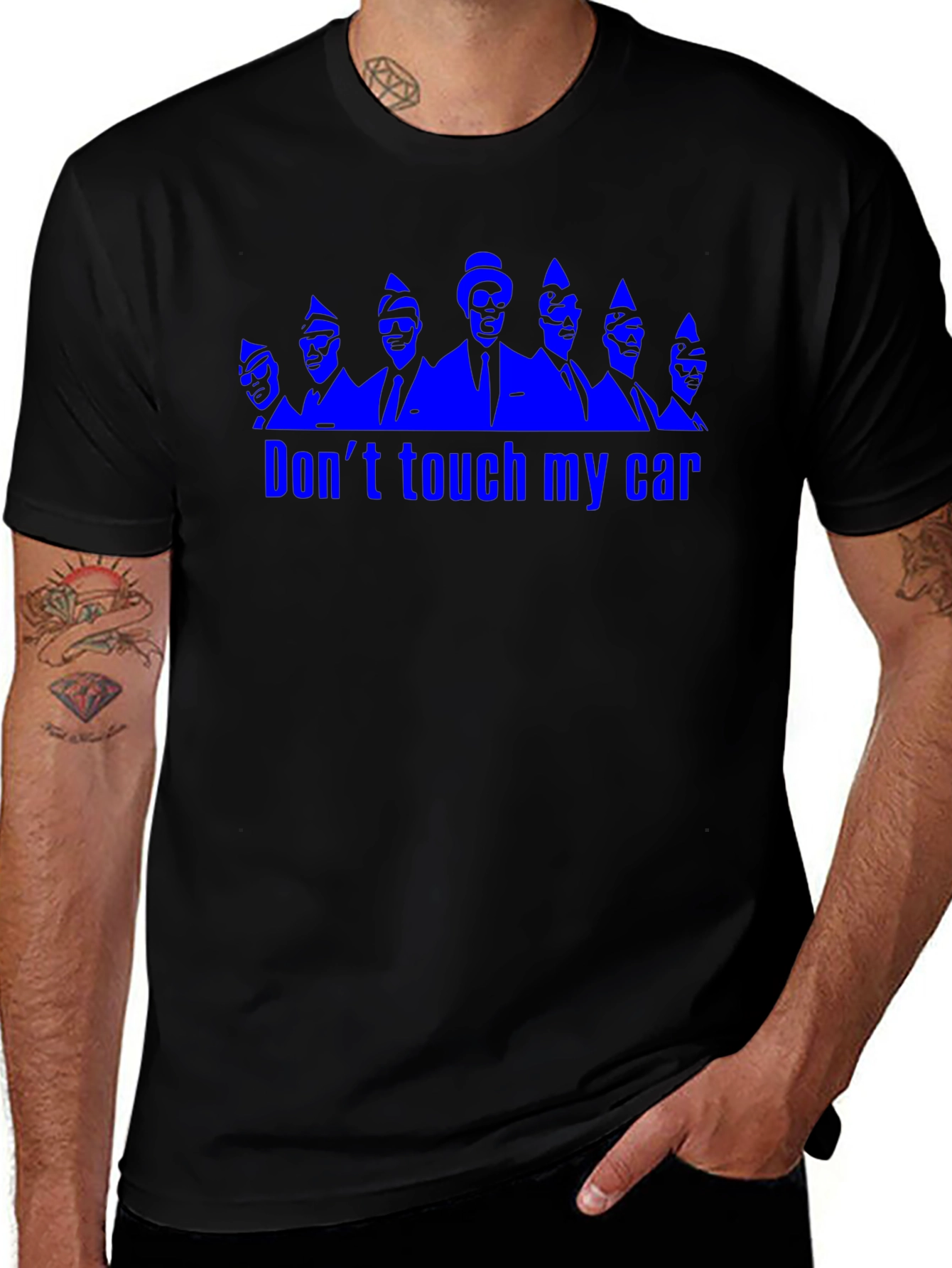 Dont Touch My Car Funny Graphic T-Shirt