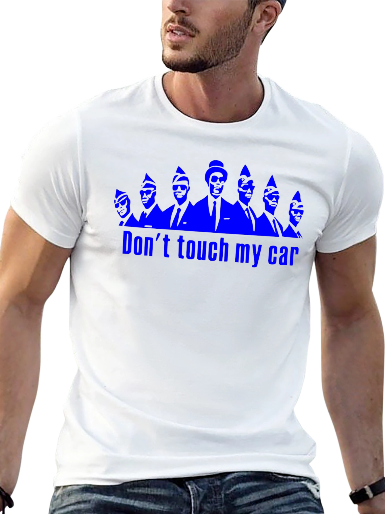 Dont Touch My Car Funny Graphic T-Shirt
