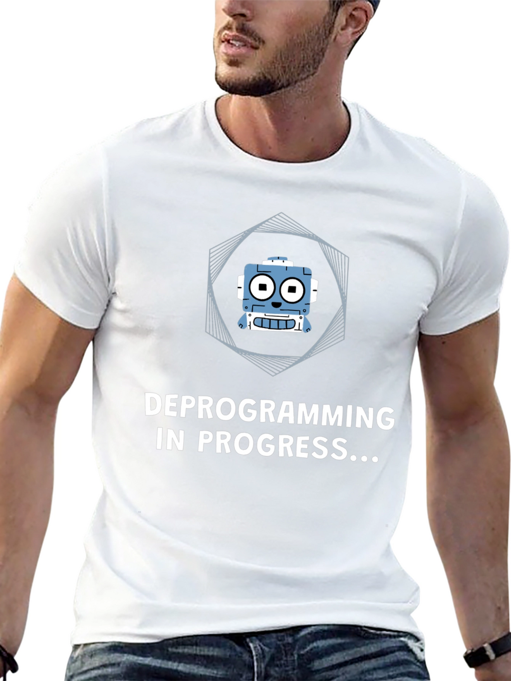 Deprogramming In Progress Graphic Tee