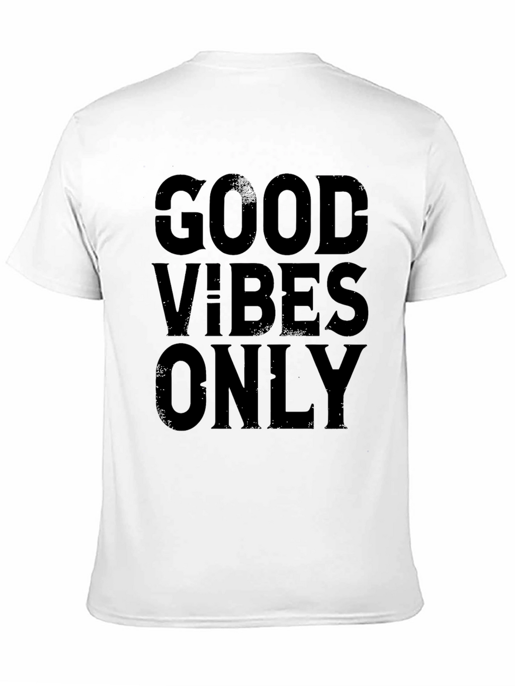 Good Vibes Only Black Graphic Tee Shirt