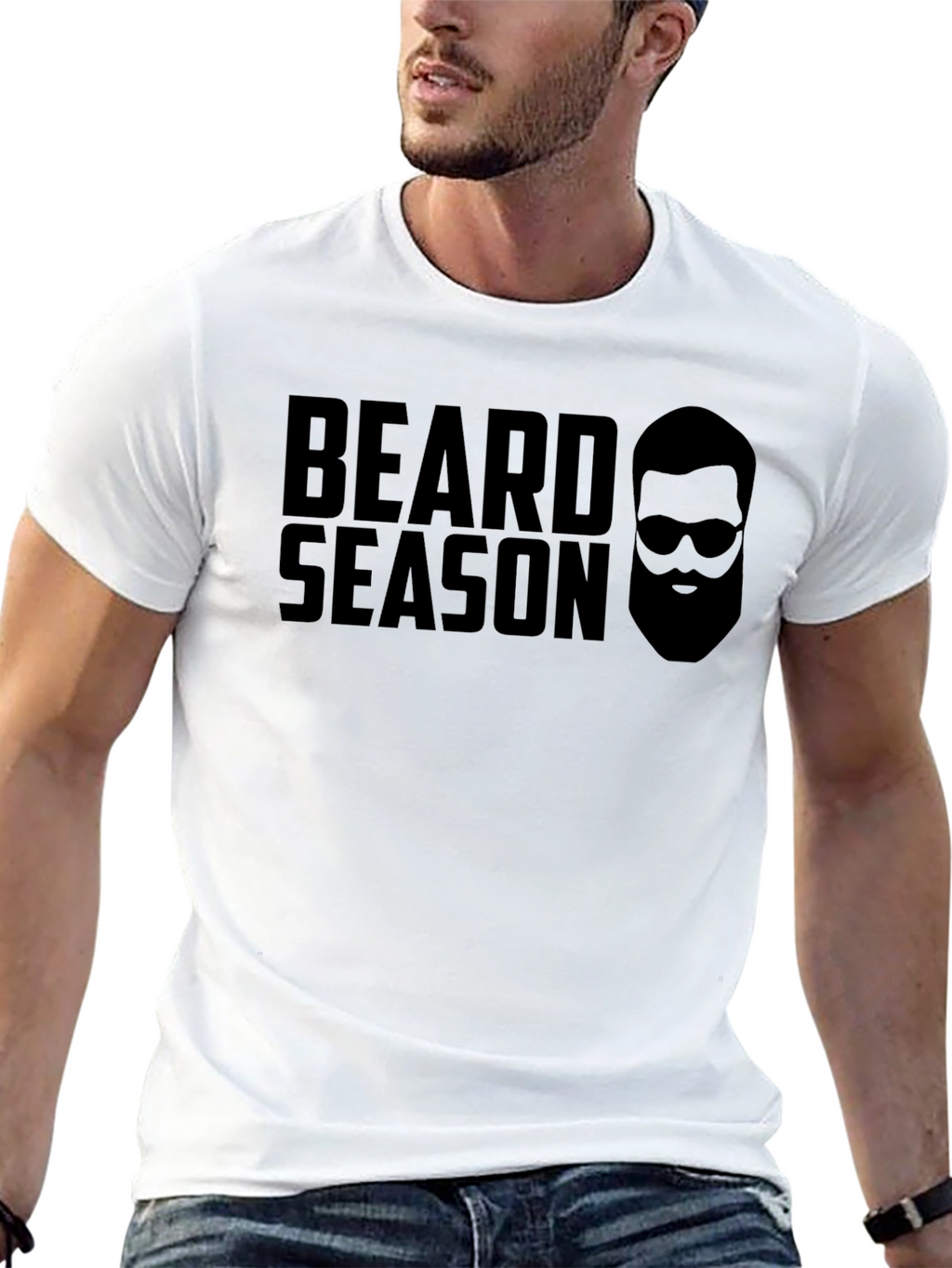 Beard Season Black T-Shirt