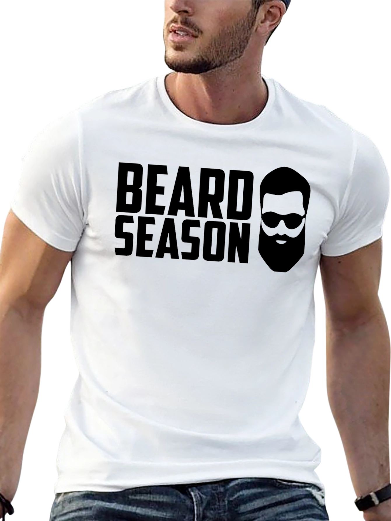 Beard Season Black T-Shirt