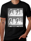 2020-2021 Face Mask and Vaccine Graphic T-Shirt