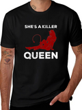 Shes A Killer Queen Graphic T-Shirt