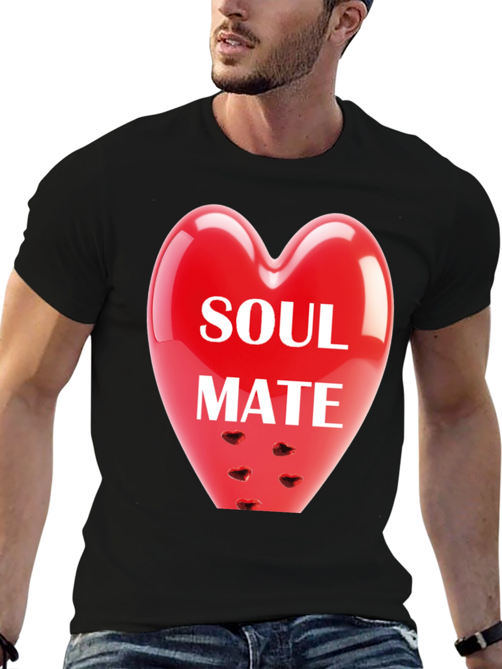 Soul Mate Heart T-Shirt - Romantic Valentines Gift
