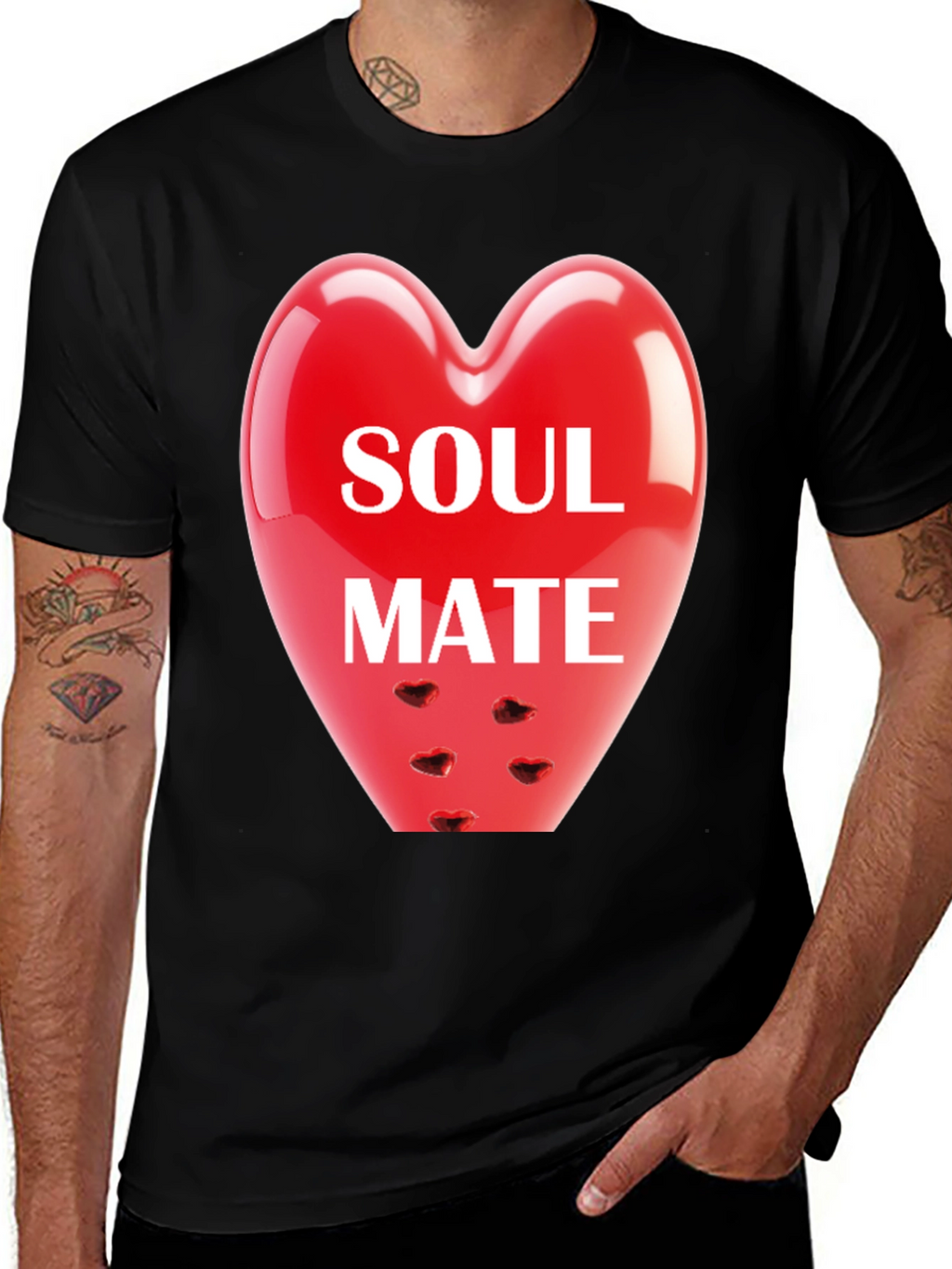 Soul Mate Heart T-Shirt - Romantic Valentines Gift