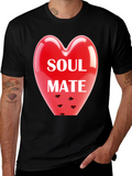 Soul Mate Heart T-Shirt - Romantic Valentines Gift