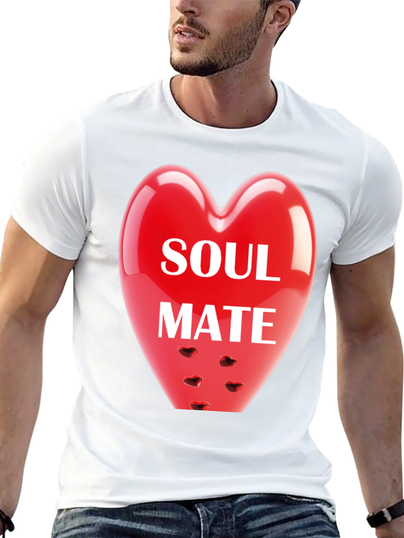 Soul Mate Heart T-Shirt - Romantic Valentines Gift