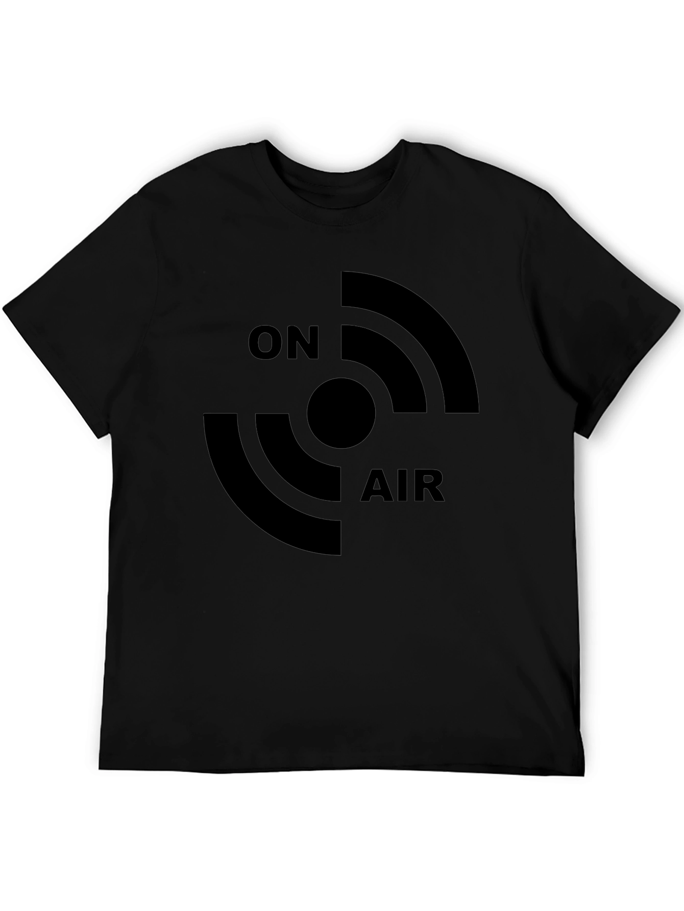 On Air Black Graphic T-Shirt