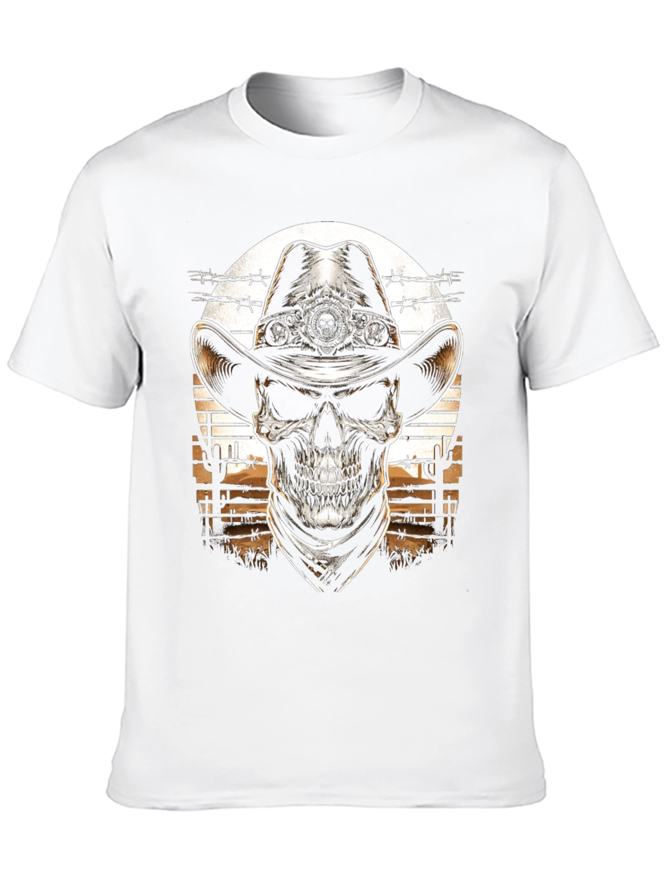 Cowboy Skull T-Shirt - Western Style