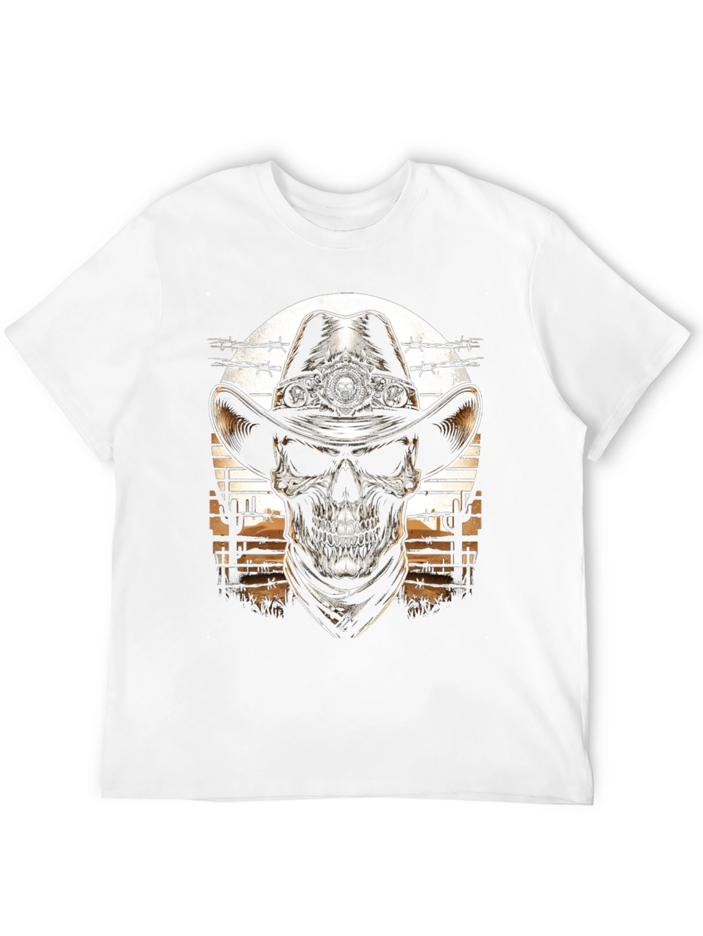 Cowboy Skull T-Shirt - Western Style