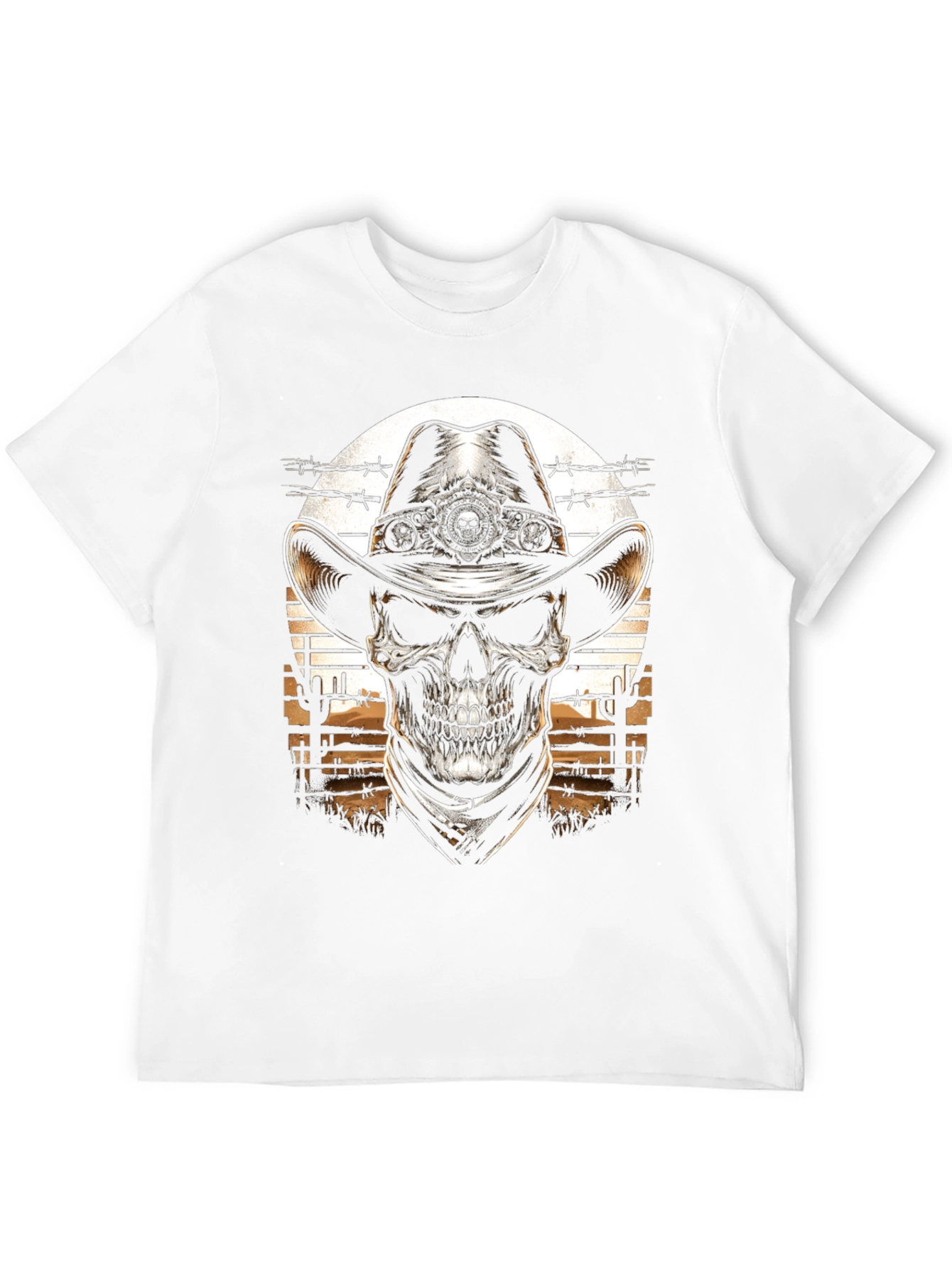 Cowboy Skull T-Shirt - Western Style