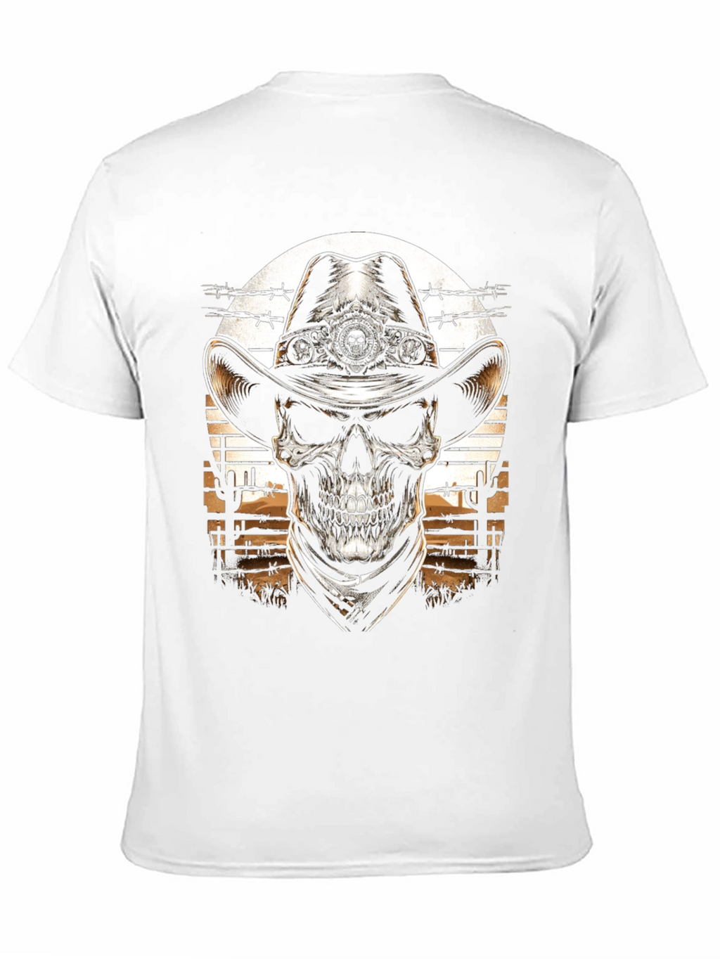 Cowboy Skull T-Shirt - Western Style