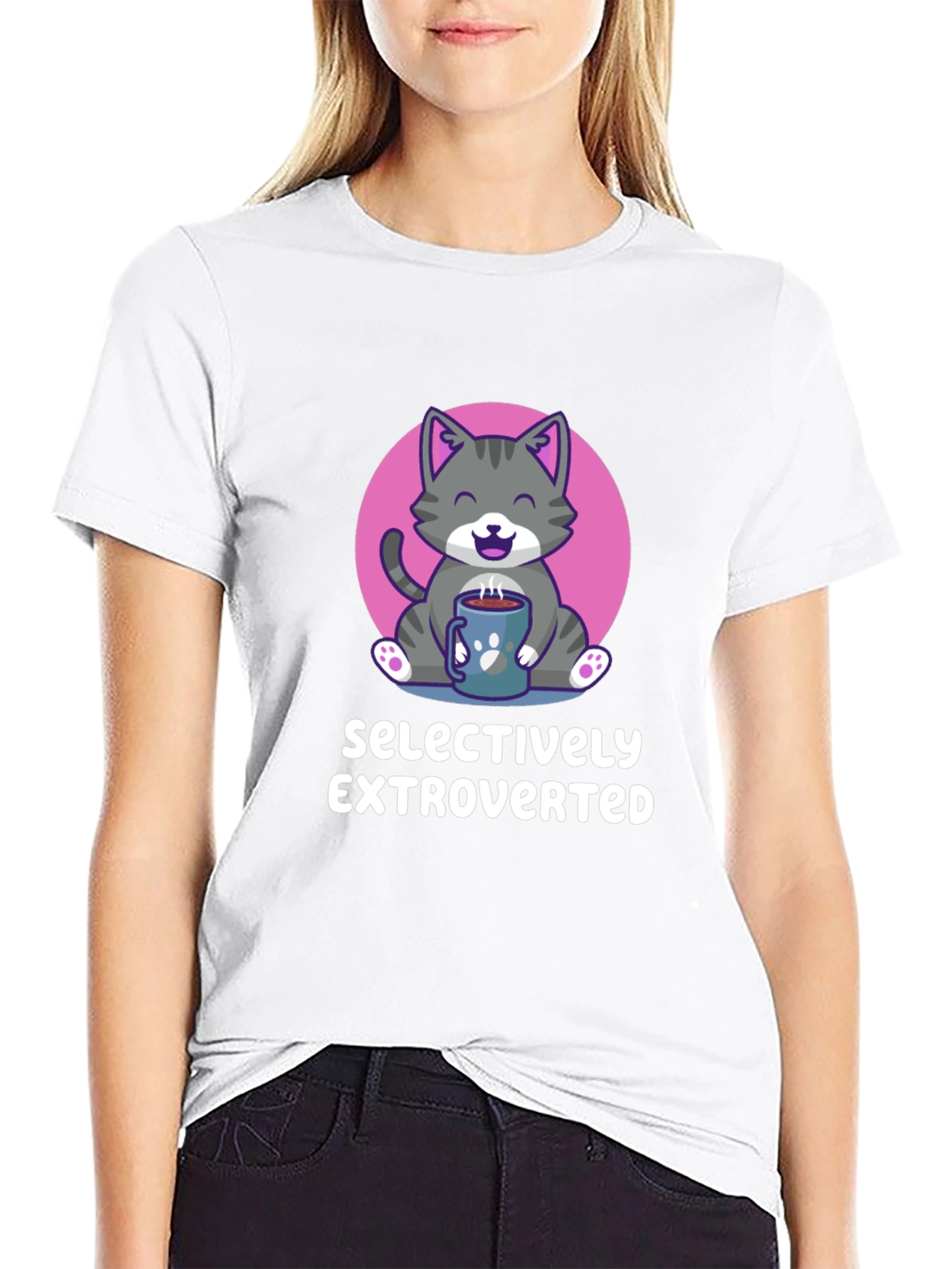Selectively Extroverted Cat T-Shirt