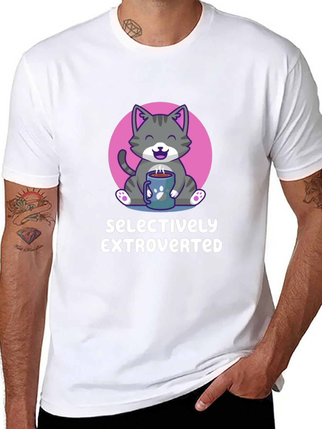 Selectively Extroverted Cat T-Shirt
