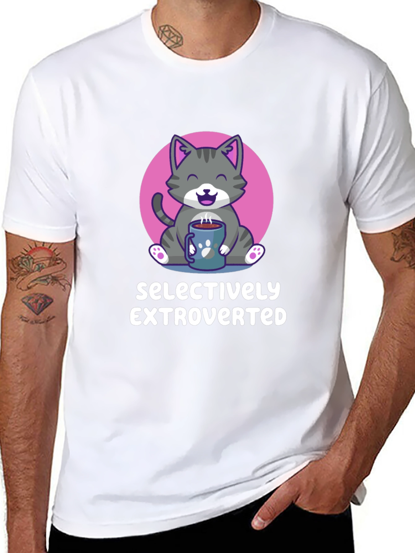 Selectively Extroverted Cat T-Shirt