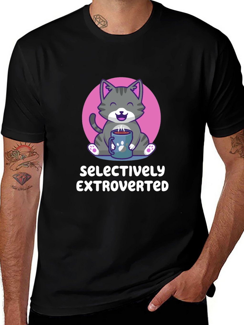 Selectively Extroverted Cat T-Shirt