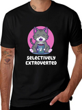 Selectively Extroverted Cat T-Shirt