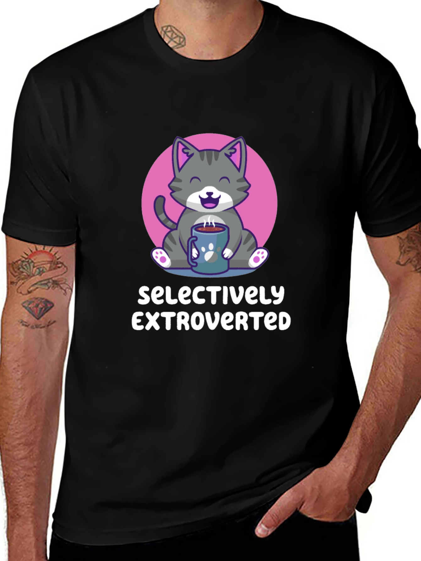 Selectively Extroverted Cat T-Shirt