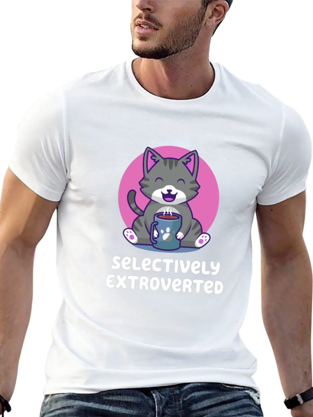 Selectively Extroverted Cat T-Shirt