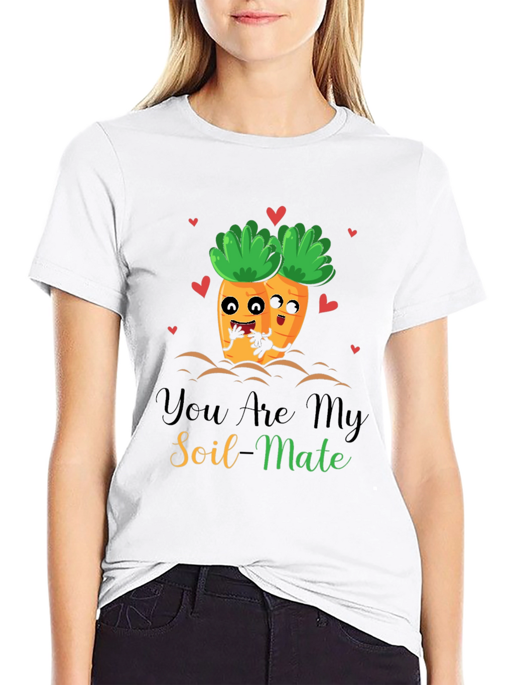 You Are My Soil-Mate Funny Carrot Couple T-Shirt