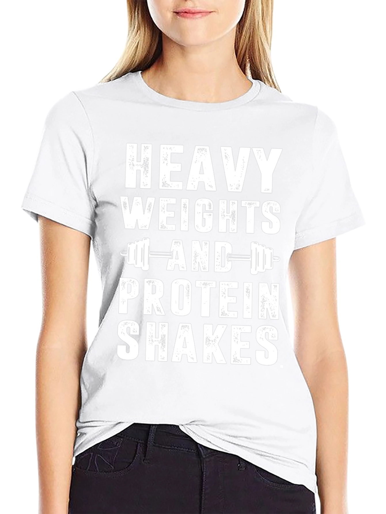 Heavy Weights & Protein Shakes Graphic T-Shirt