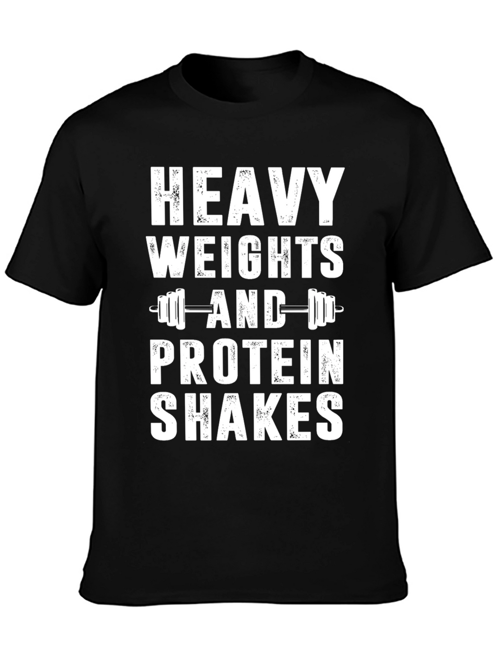 Heavy Weights & Protein Shakes Graphic T-Shirt