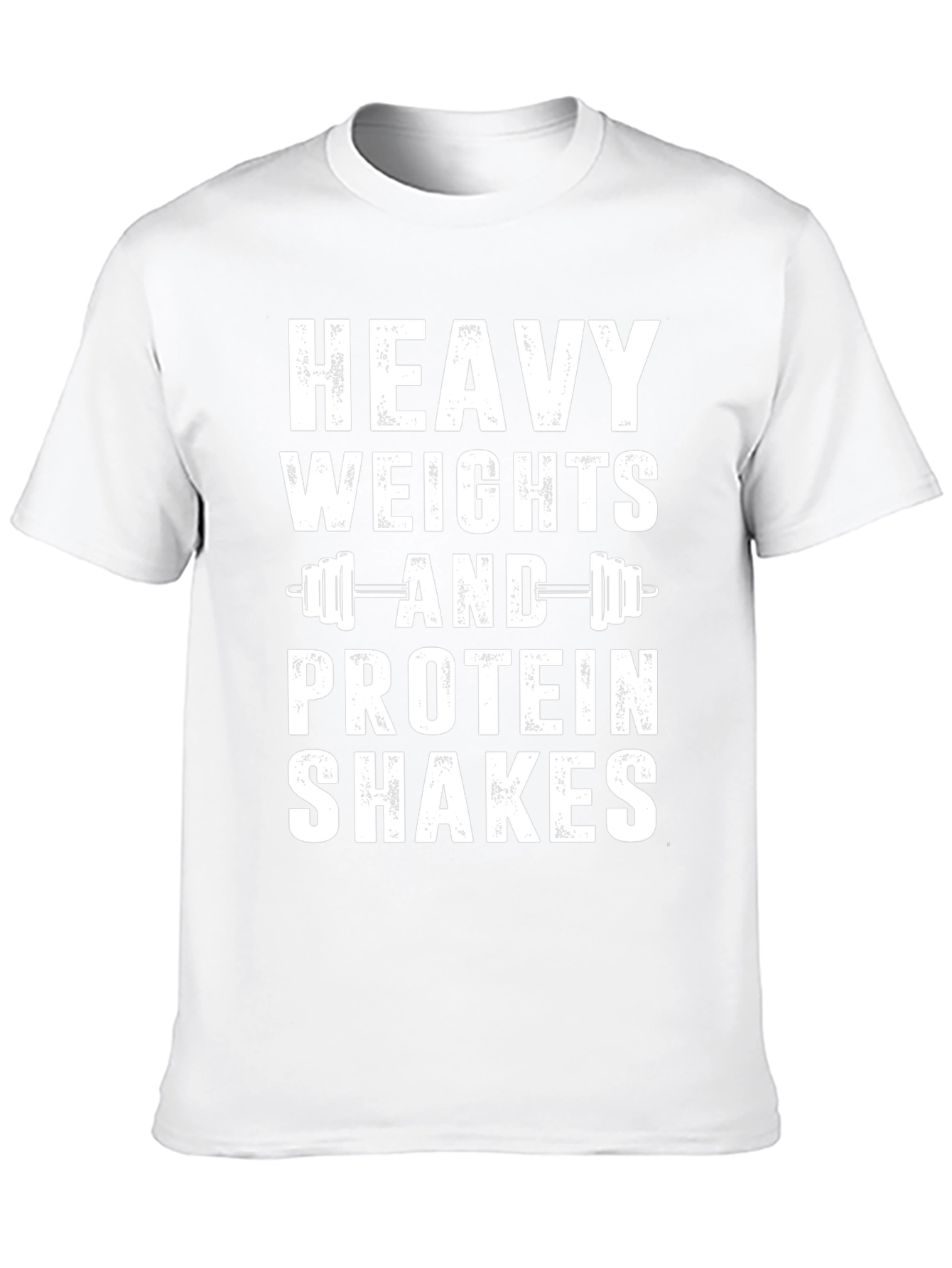Heavy Weights & Protein Shakes Graphic T-Shirt
