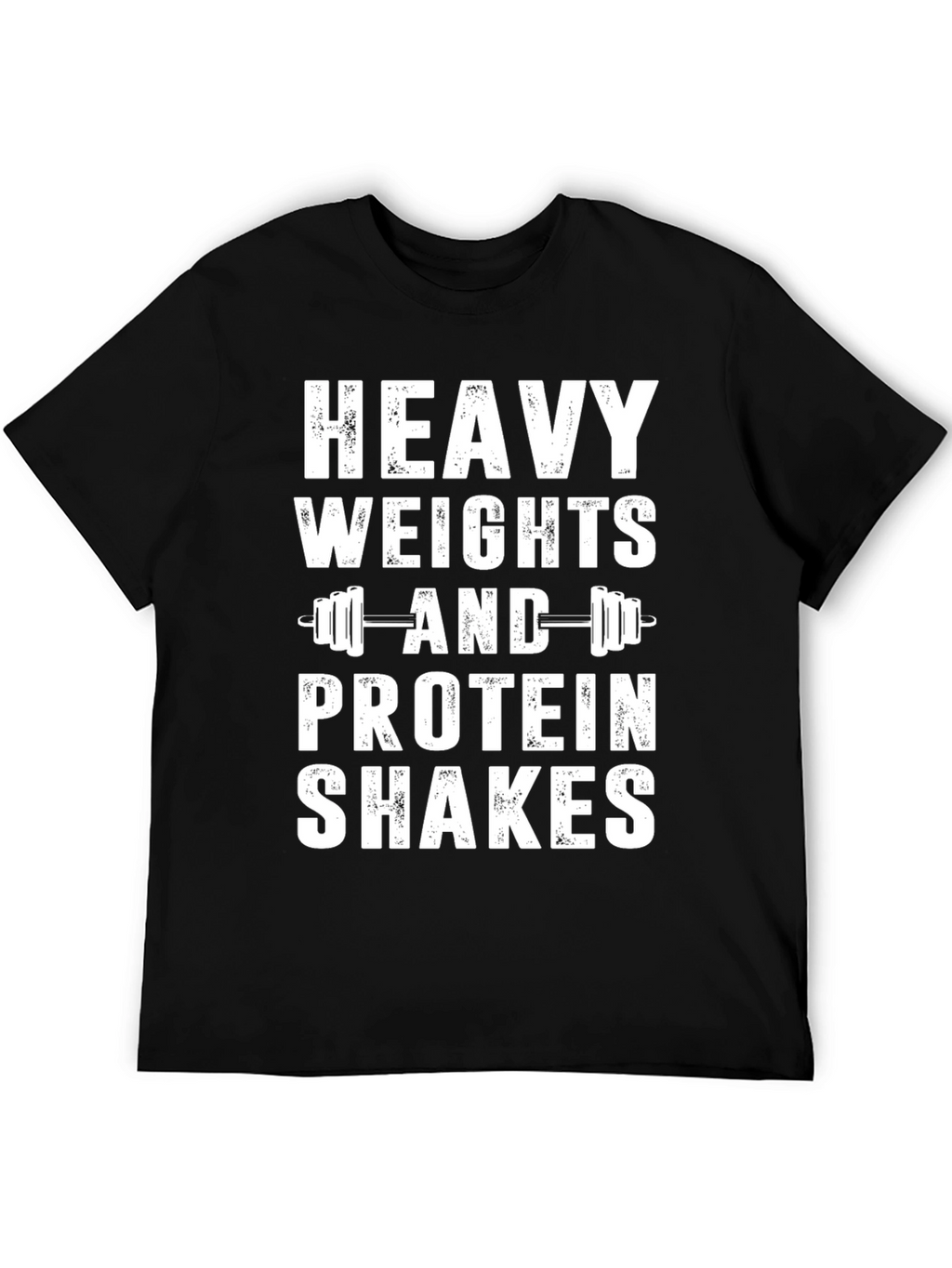 Heavy Weights & Protein Shakes Graphic T-Shirt