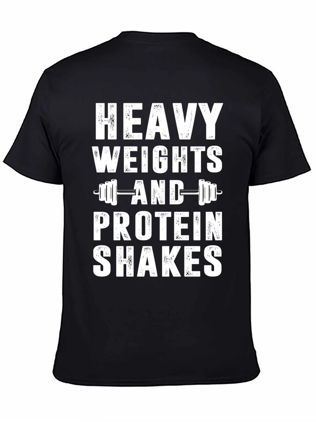 Heavy Weights & Protein Shakes Graphic T-Shirt