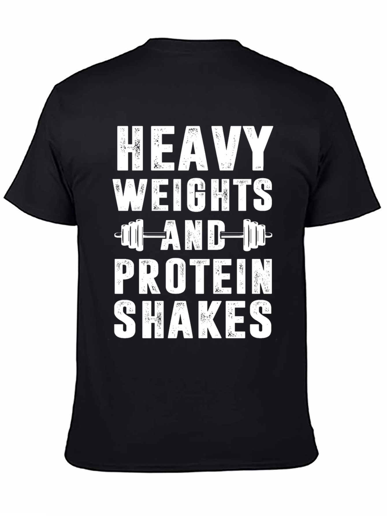 Heavy Weights & Protein Shakes Graphic T-Shirt