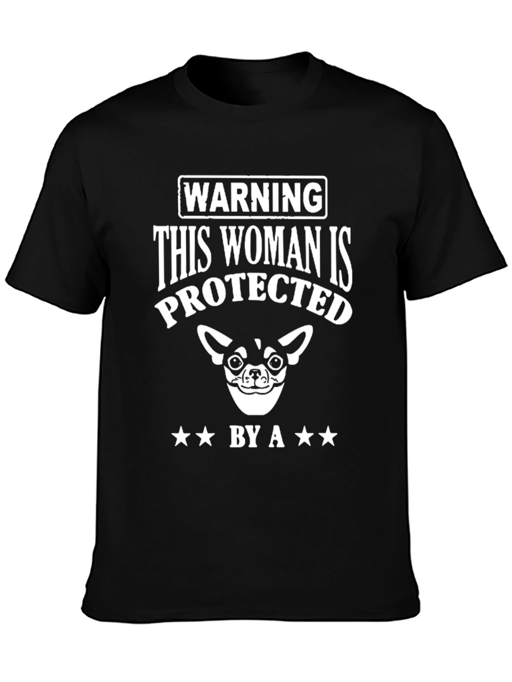 Protected by a Chihuahua Graphic Tee